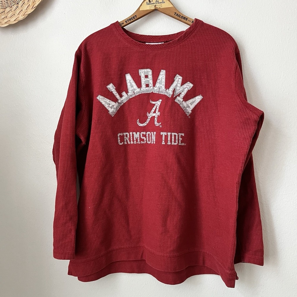 VTG 80s Champion Alabama Crimson Tide Shirt Single Stitch USA Made Mens Large